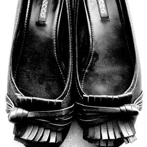 New Ecco Black Penny Loafers size 37 US 6